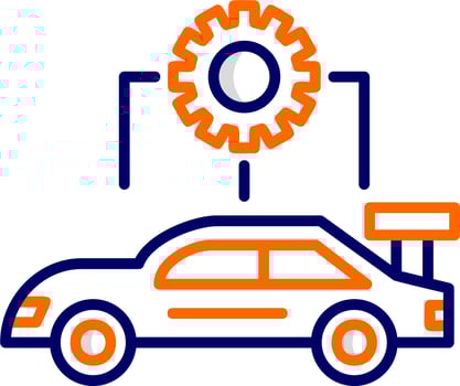 Car Configuration Vector Icon