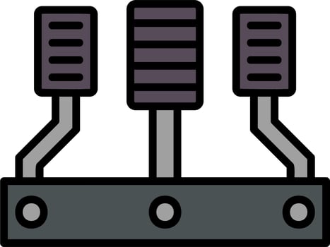Car Accelerator Vector Icon