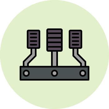 Car Accelerator Vector Icon