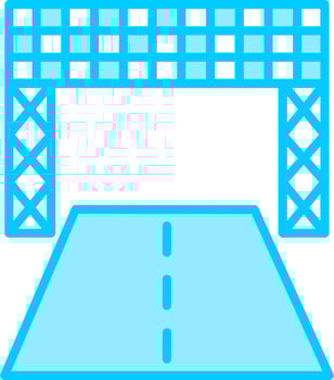 Racetrack Vector Icon