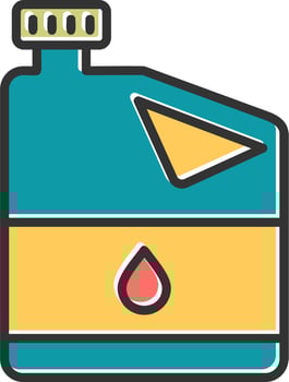 Engine Oil Vector Icon