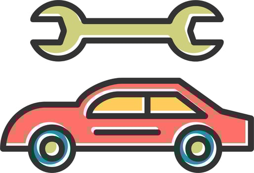 Car Repair Vector Icon