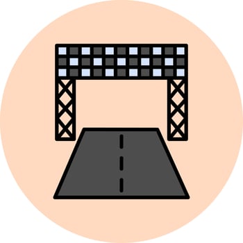 Racetrack Vector Icon