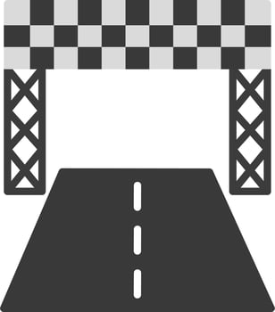 Racetrack Vector Icon