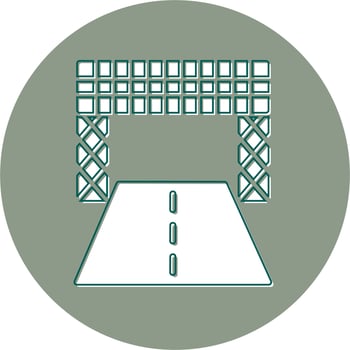 Racetrack Vector Icon