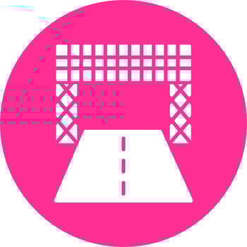 Racetrack Vector Icon
