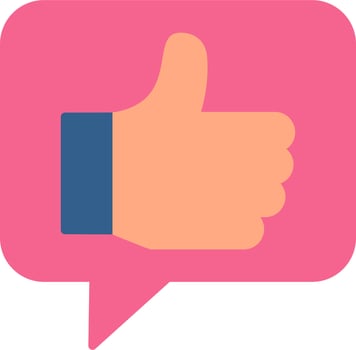 Thumbs Up Vector Icon