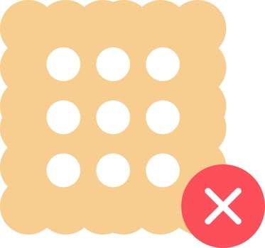 No Sweets Vector Icon