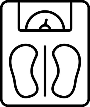 Weight Scale Vector Icon