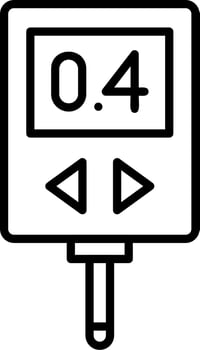 Glucometer Vector Icon