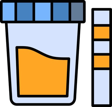 Urine Test Vector Icon