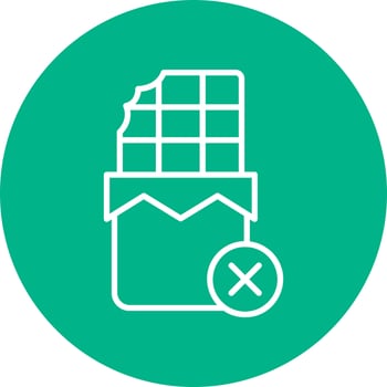 No Chocolate Vector Icon