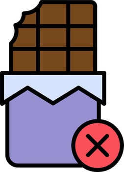 No Chocolate Vector Icon