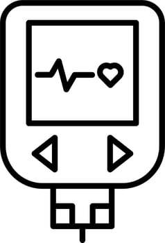 Glucometer Vector Icon