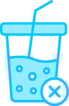 No Soft Drink Vector Icon