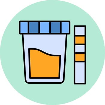 Urine Test Vector Icon