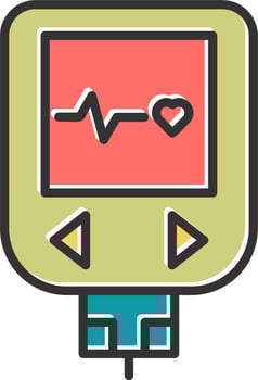 Glucometer Vector Icon