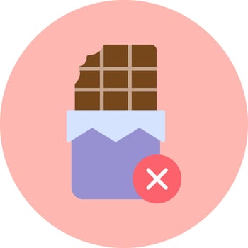 No Chocolate Vector Icon