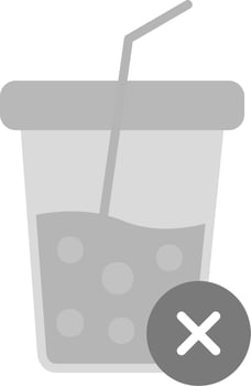 No Soft Drink Vector Icon