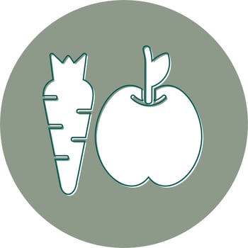 Healthy Food Vector Icon
