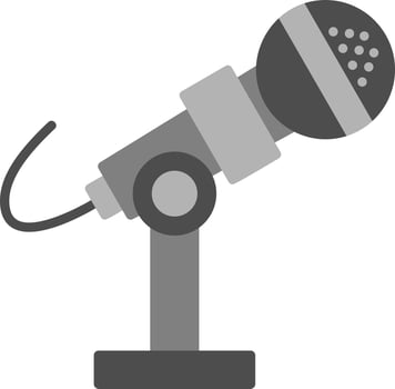 Microphone Stand Vector Icon