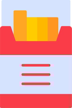 Cigarette Box Vector Icon