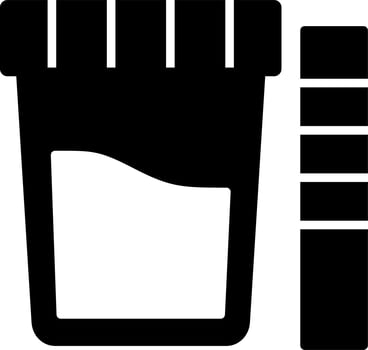 Urine Test Vector Icon