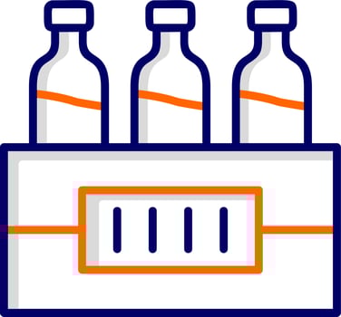 Water Bottles Vector Icon
