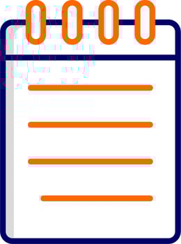 Notebook Vector Icon