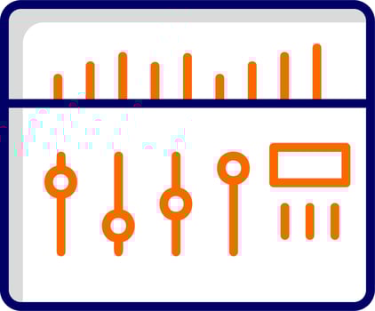 Sound Mixer Vector Icon