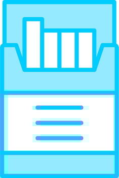 Cigarette Box Vector Icon