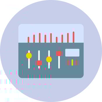 Sound Mixer Vector Icon