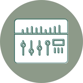 Sound Mixer Vector Icon