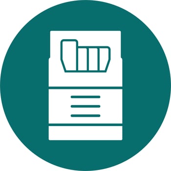 Cigarette Box Vector Icon