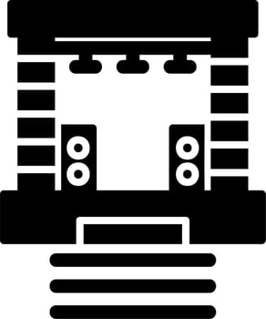 Stage Vector Icon