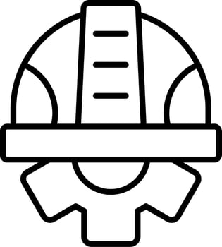 Helmet vector icon