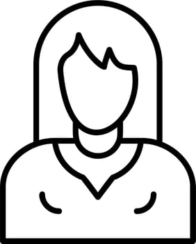 Woman vector icon