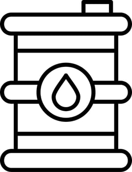 Oil Barrel vector icon