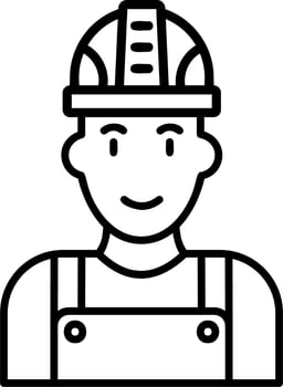 Factory Worker vector icon