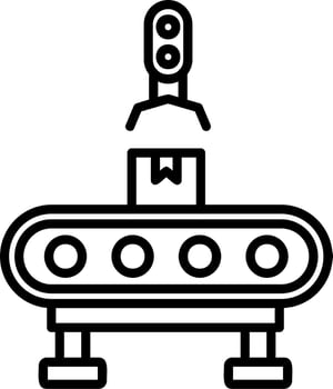 Factory Machine vector icon
