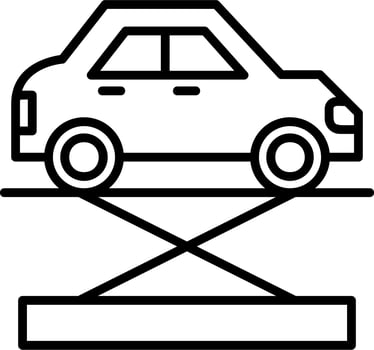 Car Jack vector icon