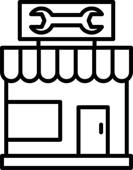 Car Repair Shop vector icon