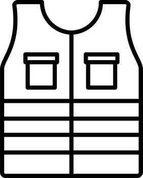 Safety Jacket vector icon