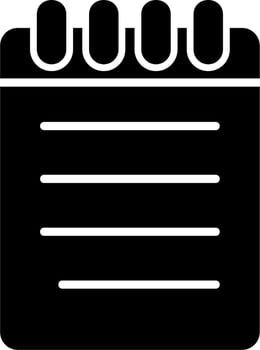 Notebook Vector Icon