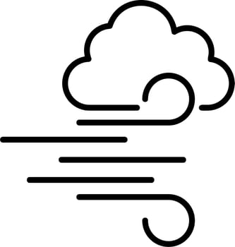 Wind vector icon