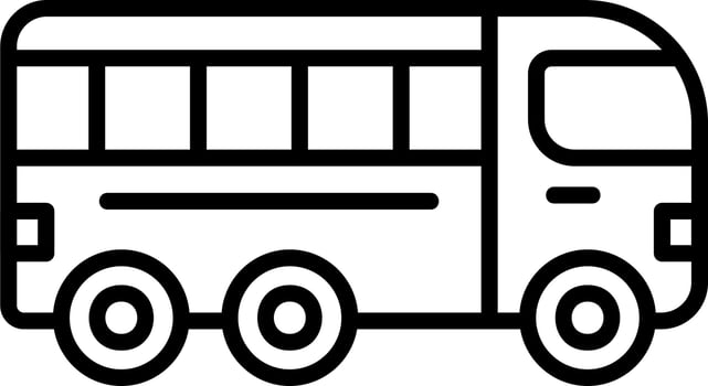 Bus vector icon