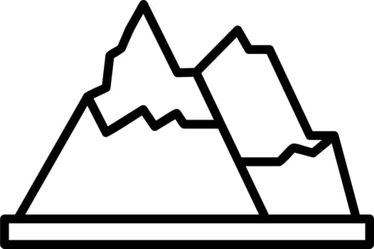 Mountain vector icon