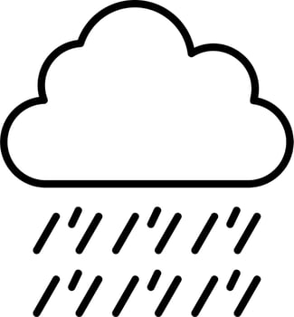 Rain vector icon