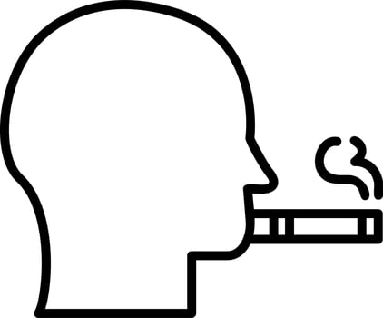 Smoking vector icon