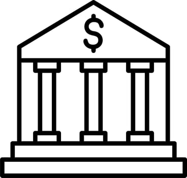 Bank vector icon